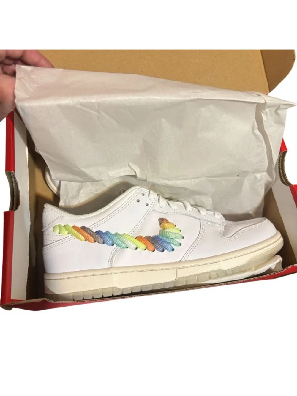 Nike Court Legacy Lift White Red Platform Sneakers Size 7 Low Top Classic